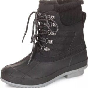 Khombu Women's Kathleen Waterproof Boot Mid Calf Black Size 6